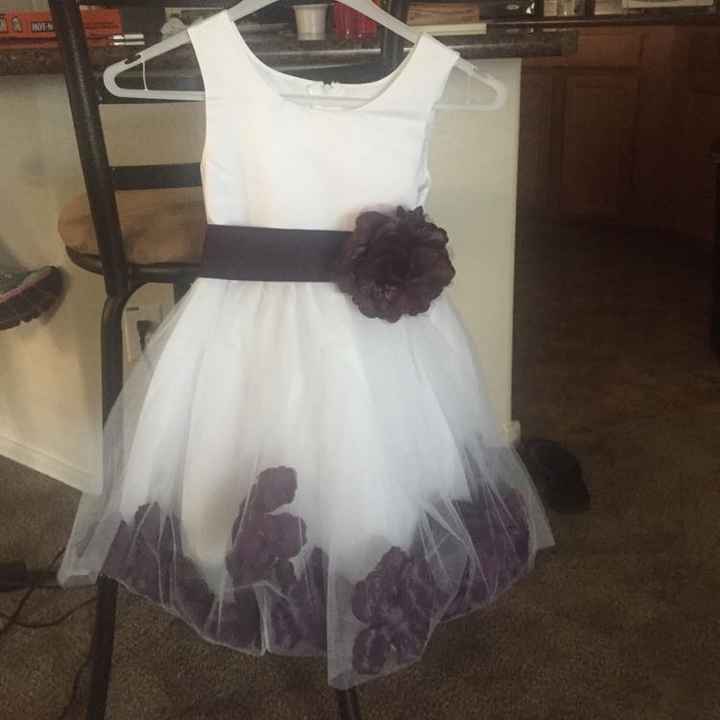 Flower girl dress color