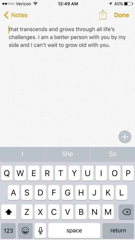 My vows