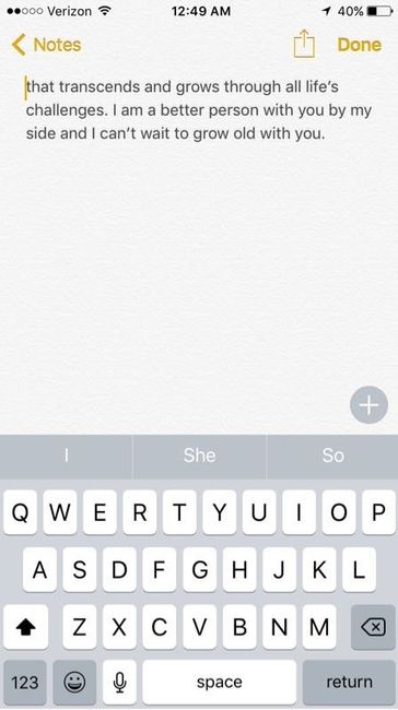 My vows