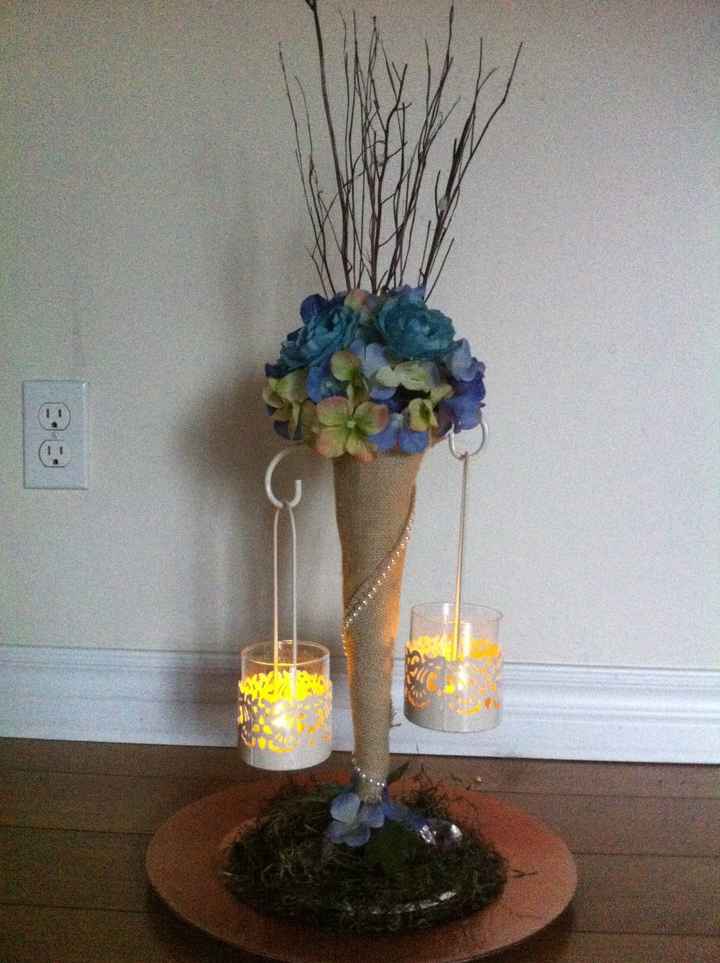 DIY Centerpieces - Made my own Centerpiece but unsure now - Suggestions?