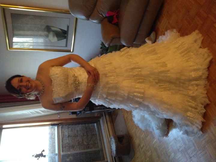 2 in 1 Wedding Dress - Any seamstresses out there-How does it attach?