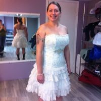 Shorter reception dress? Need opinions!!