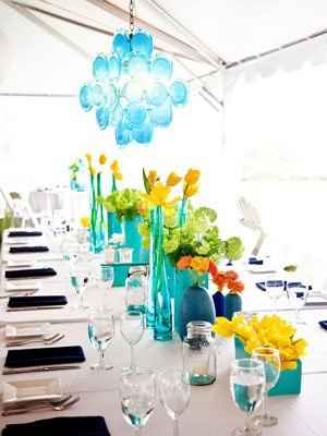 Maybe I put this off too long...Reception decorations with height!