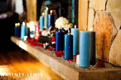 Maybe I put this off too long...Reception decorations with height!