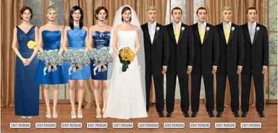 Mock up of wedding attire- opinions??