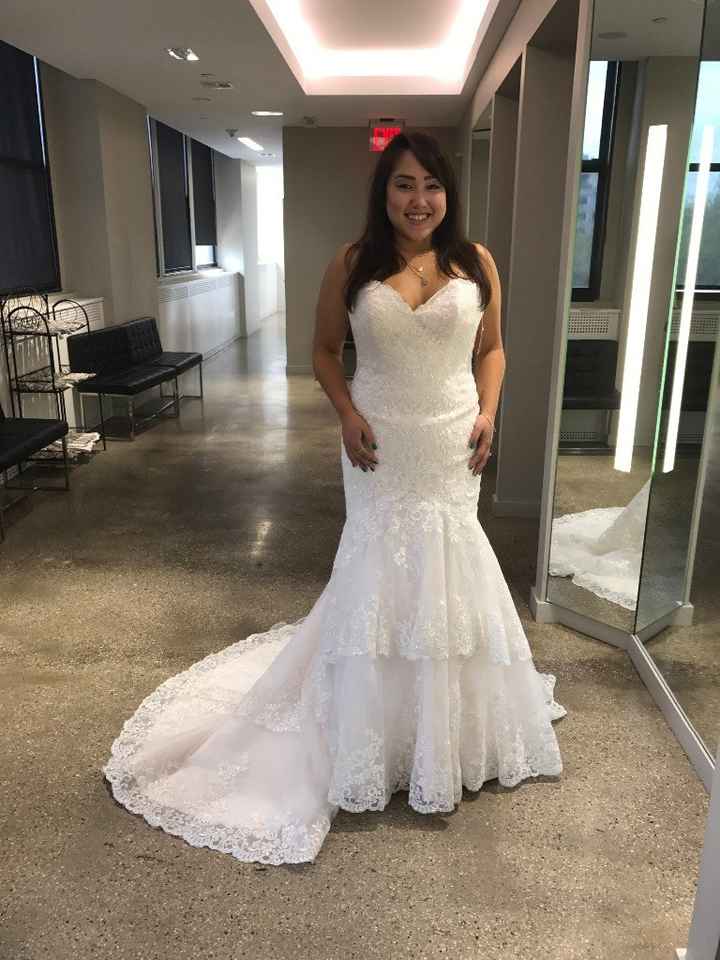 The dress I OBSESSED over online for weeks. That's a confused/forced smile on my face.