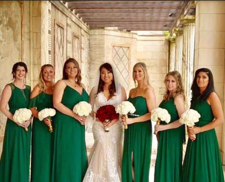Short or long bridesmaids dresses? - 1