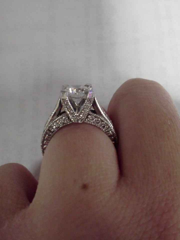 We haven't seen any BLING in a while!  Show off your rings!