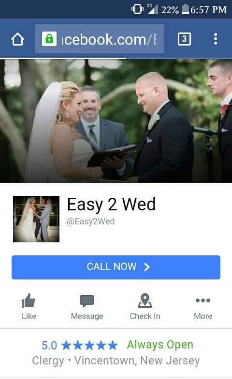 Need Wedding officant