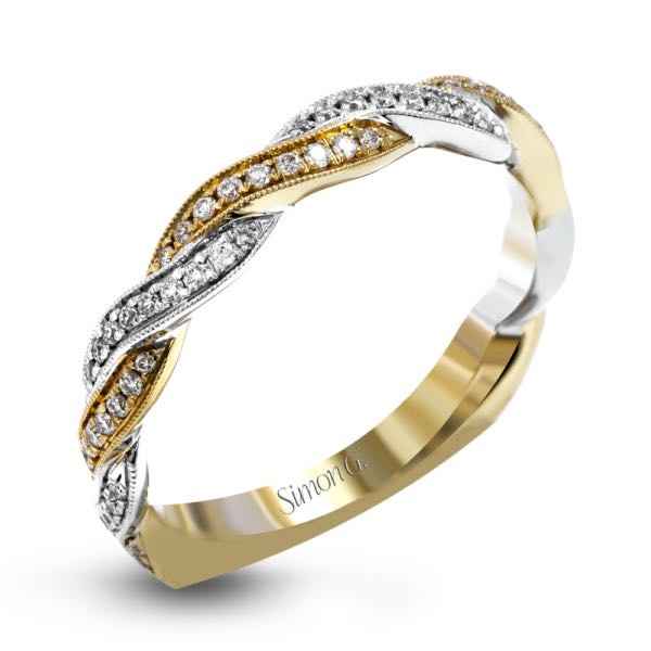  Gold wedding band w/ a white gold E-ring? - 1