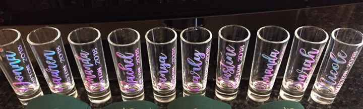 Bach weekend gifts for bridesmaids from bride - 1