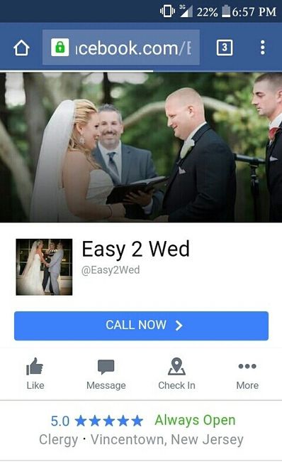 Need Wedding officant