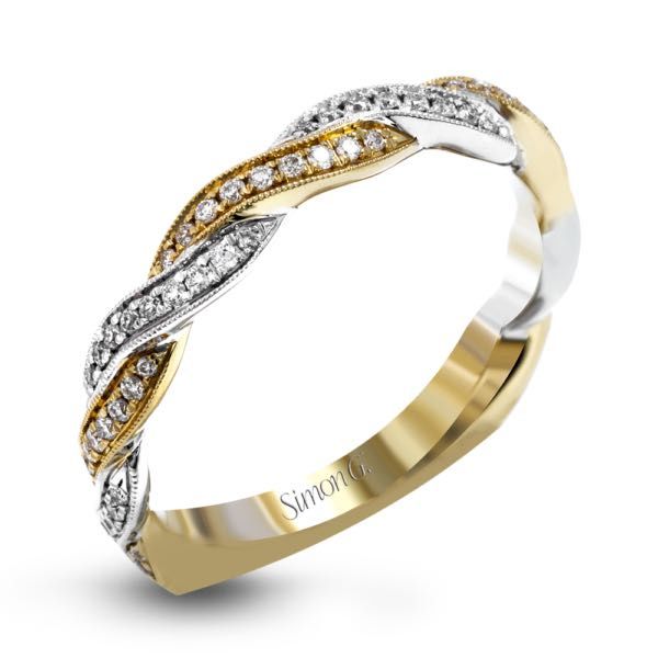  Gold wedding band w/ a white gold E-ring? - 1