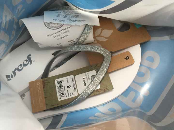 Anyone else wearing flip flops?