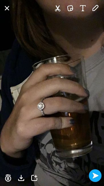 Lets see those beautiful engagement rings
