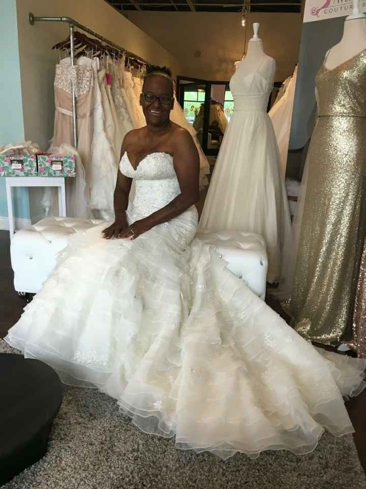 Terrified that my dress was to small....