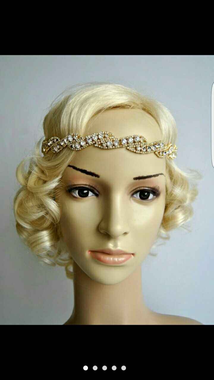 What kind of headpiece are you going with?