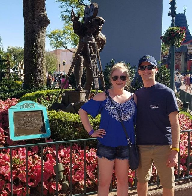 Disney World - right after we first started dating