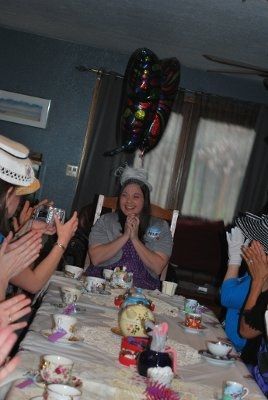 My awesome suprise Alice in Wonderland Tea Party Bridal Shower!!!!!