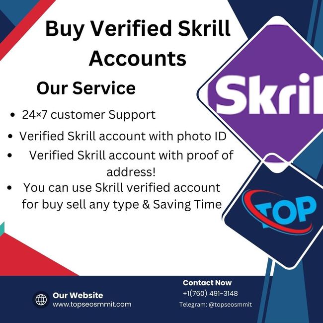 Buy Verified Skrill Accounts - TOPSEOSMMIT