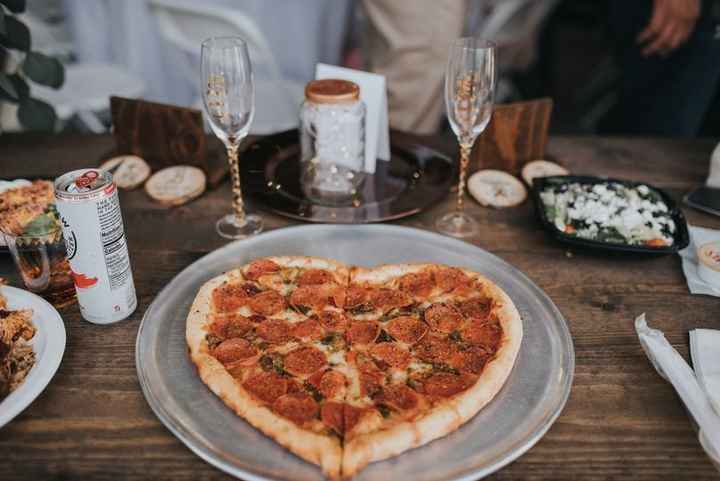 Pizza Heart on Valentine's Day, Pizza for Reception