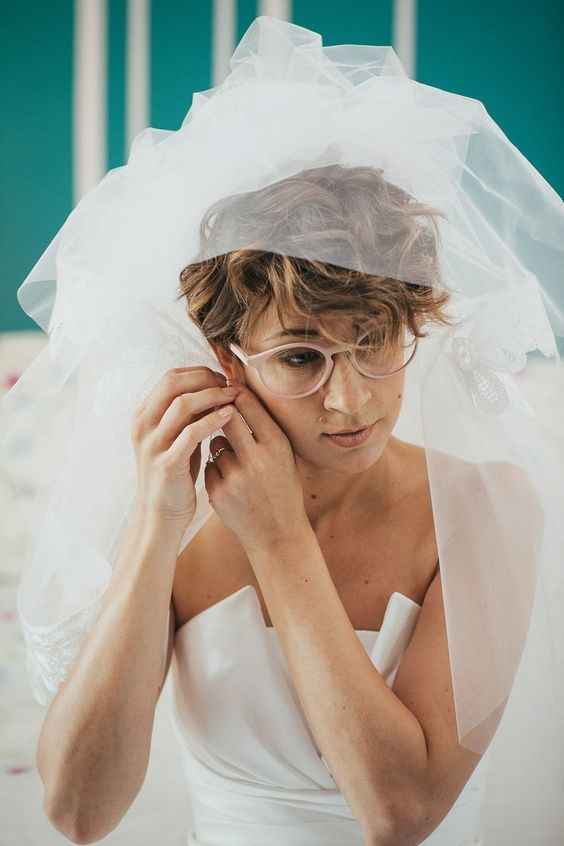 Glasses Wedding Dress