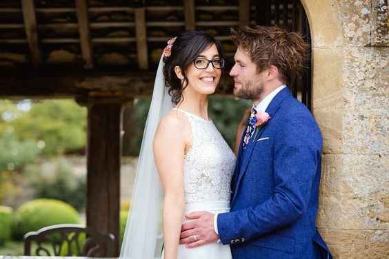 Glasses Wedding Dress