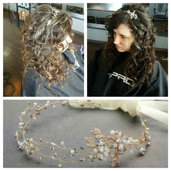 What kind of headpiece are you going with?
