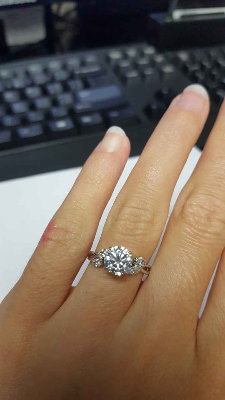 New engagement ring- show me your rings!
