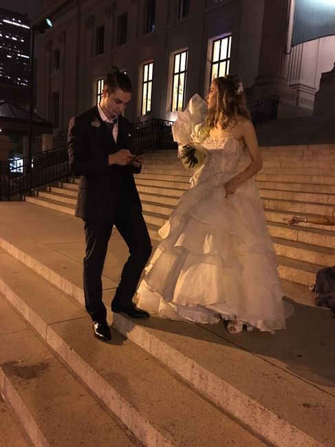 Back and Married! From the Franklin Institute