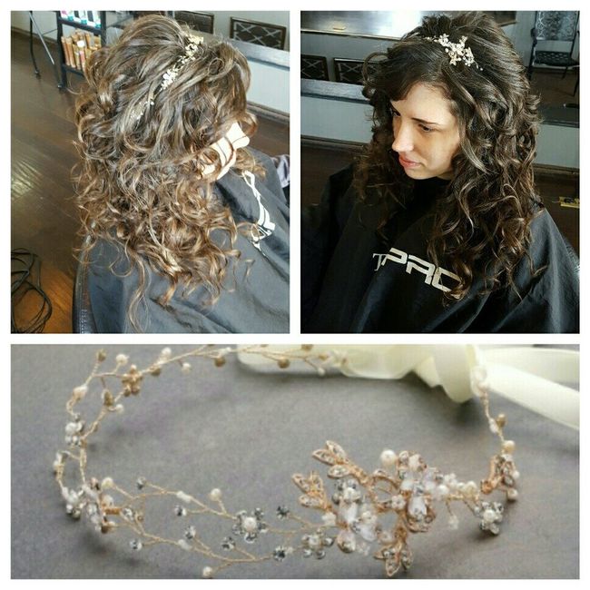 What kind of headpiece are you going with?