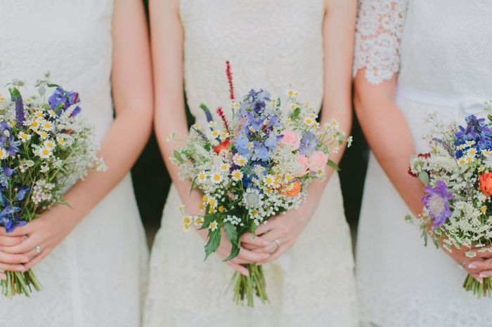 Colorful wildflower bouquet