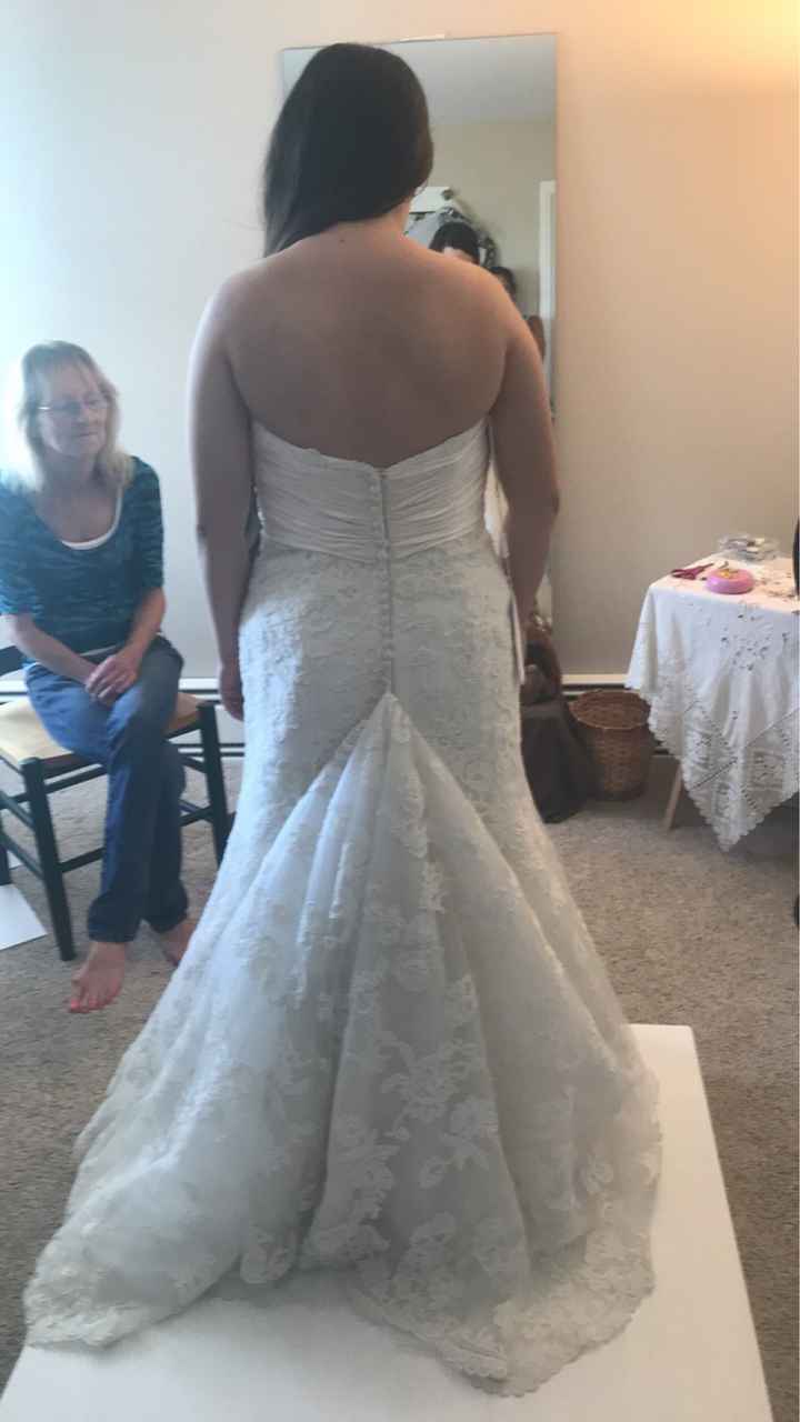 Picked up my dress from alterations!! - 2