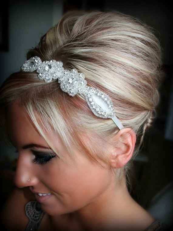 Show me your bridal crystal headband