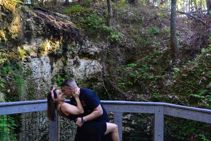 Went to see Floridas biggest waterfall, didn't even notice there was no water.