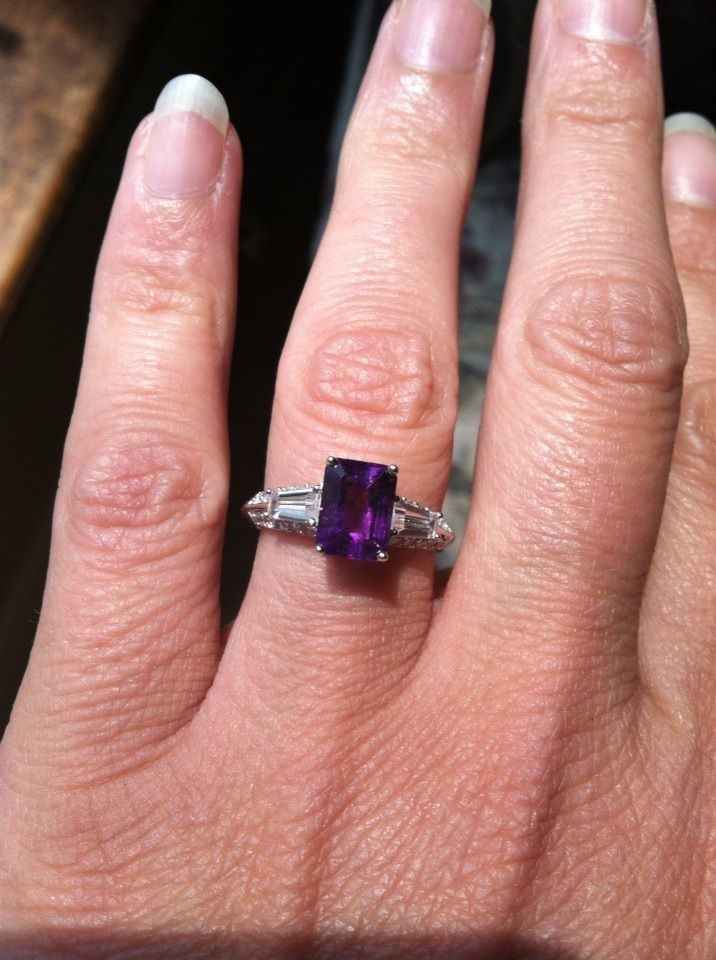 Non-diamond engagement rings? O.o