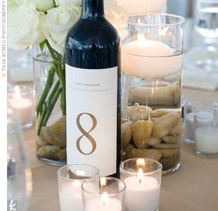 centerpieces/favors