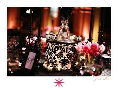 Black and Ivory Wedding