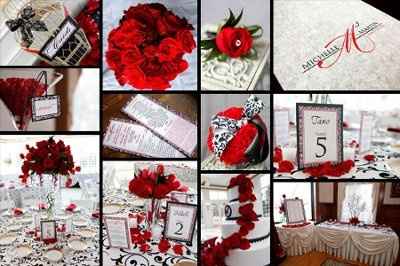 Black and Ivory Wedding