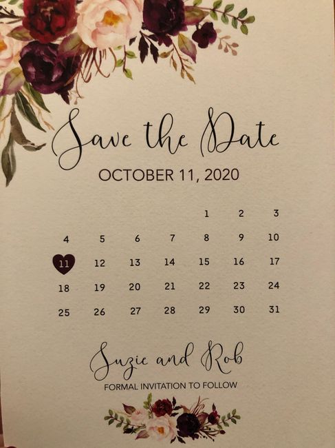 Save the Dates! 1