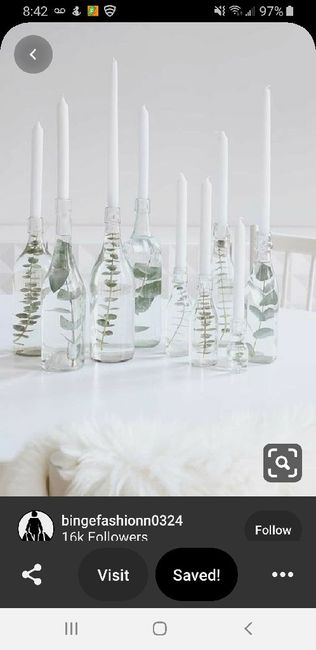 Table size and centerpieces 2