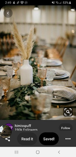 Table size and centerpieces 4