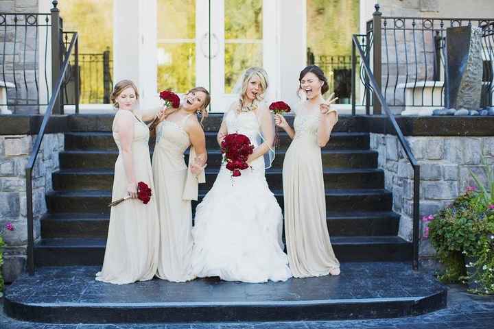 Bridesmaids hair