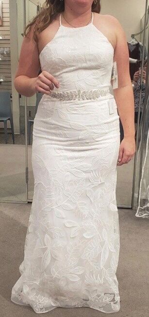 This is my dress (sample size)