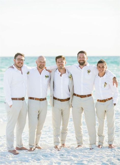 Attire options for Groom & Groomsman for beach wedding? 5