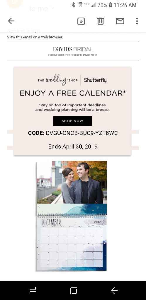 Free shutterfly calendar - 1