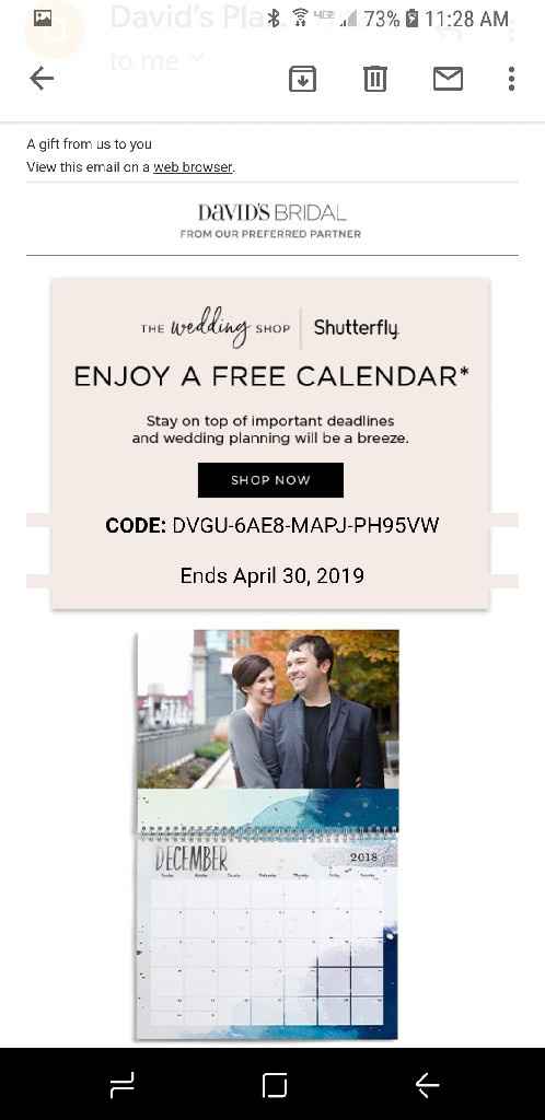 Free shutterfly calendar - 1