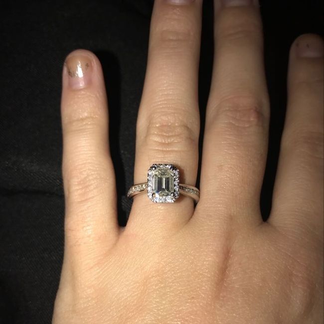 Let's see those rings! And for the Mrs lets see the bands with it ! I LOVE seeing everyone's bling:)