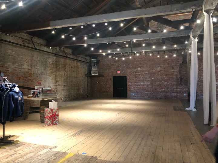 Ceremony and Reception in the same room transition - 1