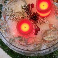Centerpieces for December Dungeons and Dragons wedding - 3